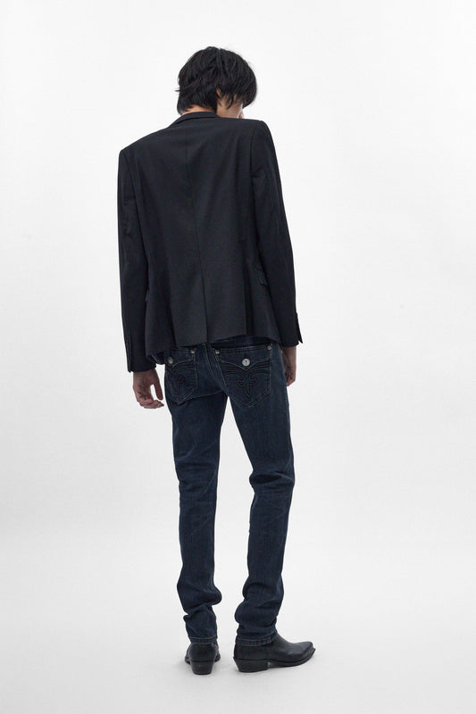 Gene Slim Jeans in Dark Blue - Rock Revival®