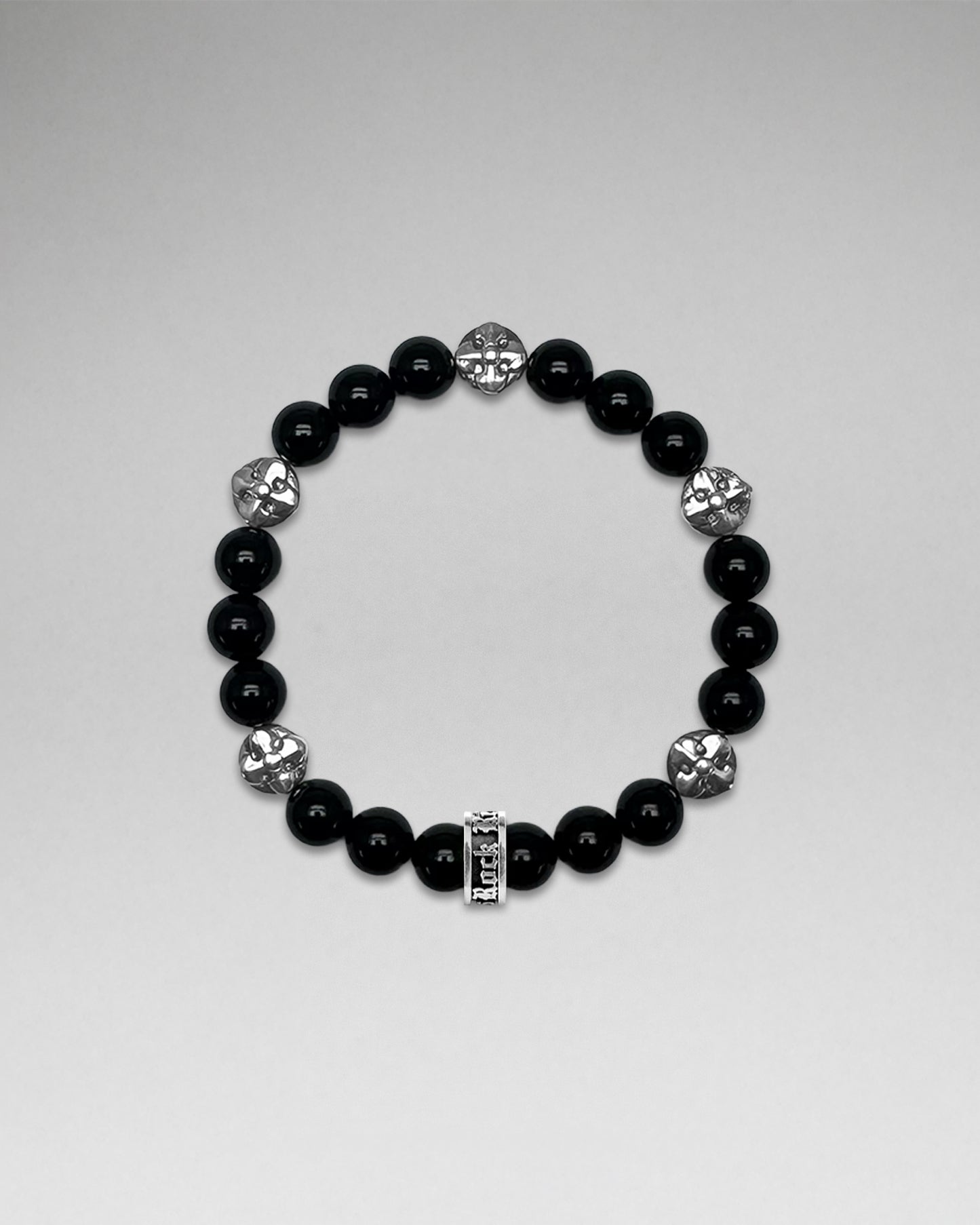 Polished Onyx Beaded Bracelet (8mm) (2/28/26-DESC+IMGS+UPCS) - Rock Revival®