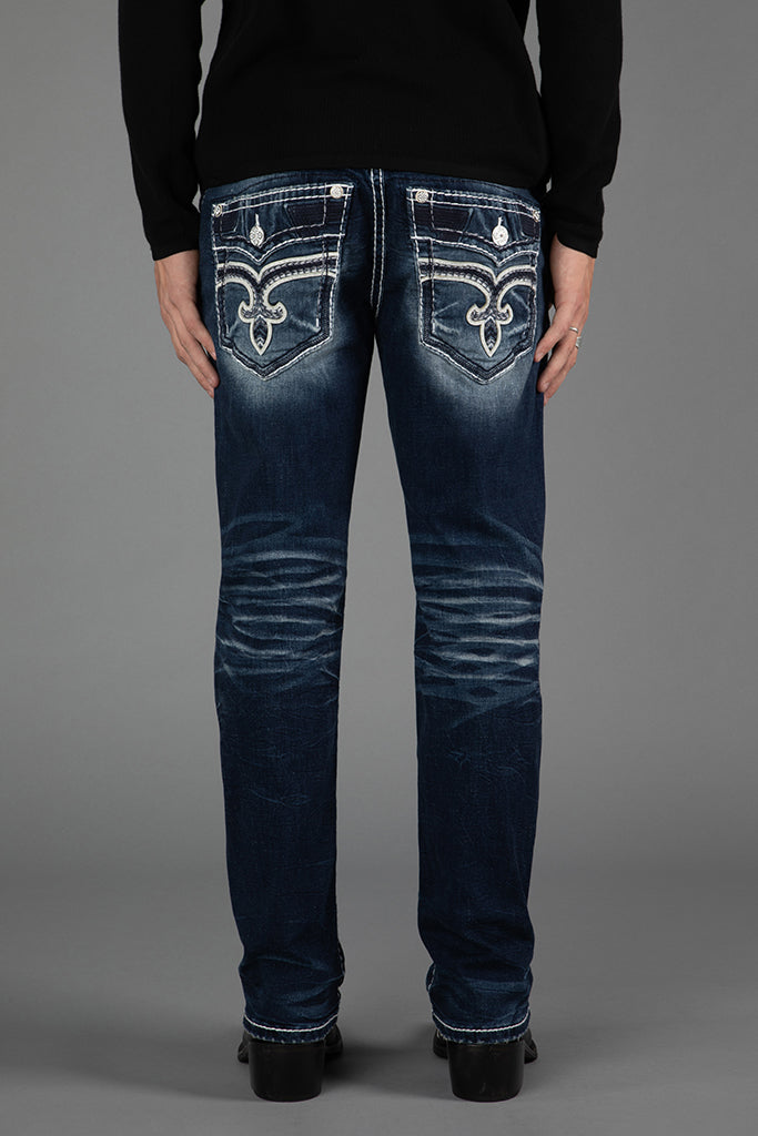 Pristine Straight Jeans Dark Wash Rock Revival - Main Image