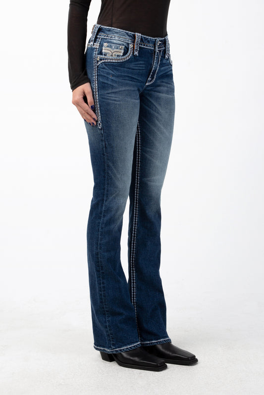 Mint Leaf Bootcut Jeans - Rock Revival®