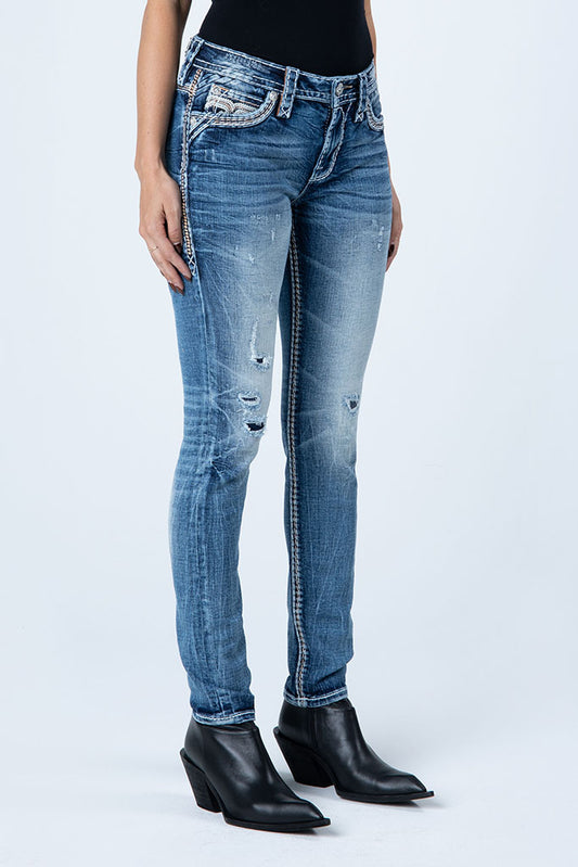 MEDINA S202 SKINNY JEAN - Rock Revival Store