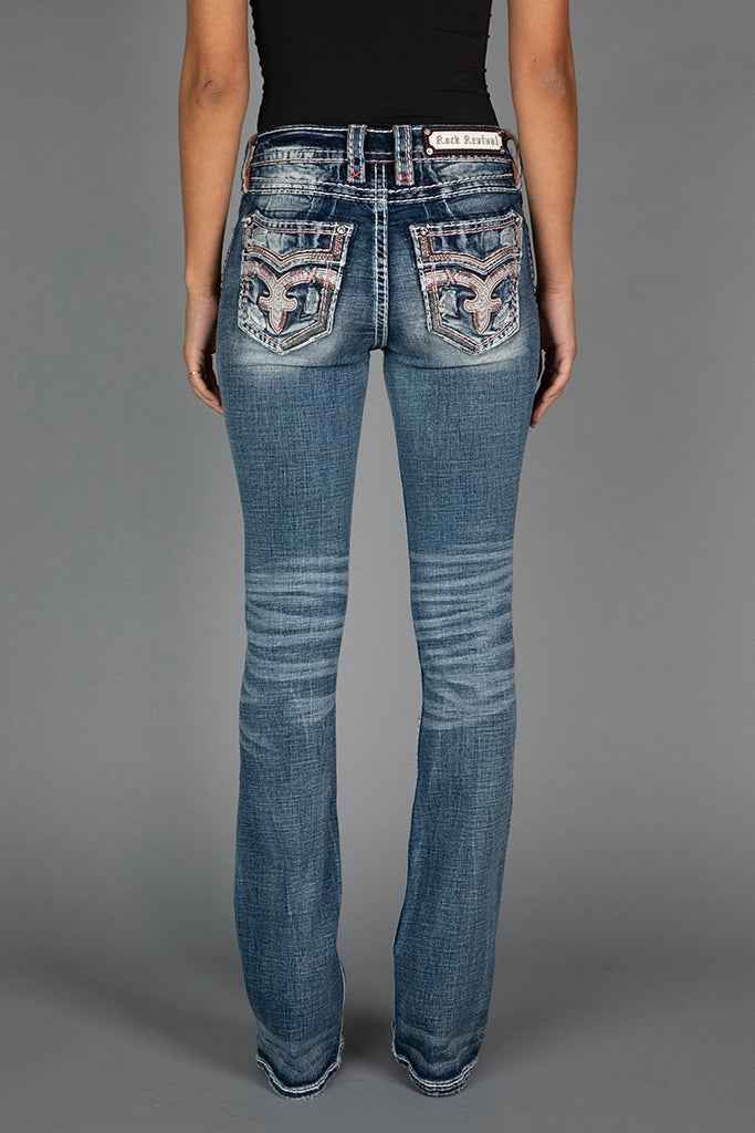 Hanni Bootcut Jeans Medium Wash Rock Revival