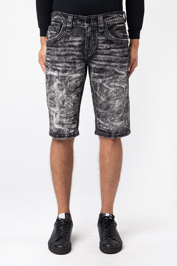 BAIRD DENIM SHORTS - Rock Revival Store