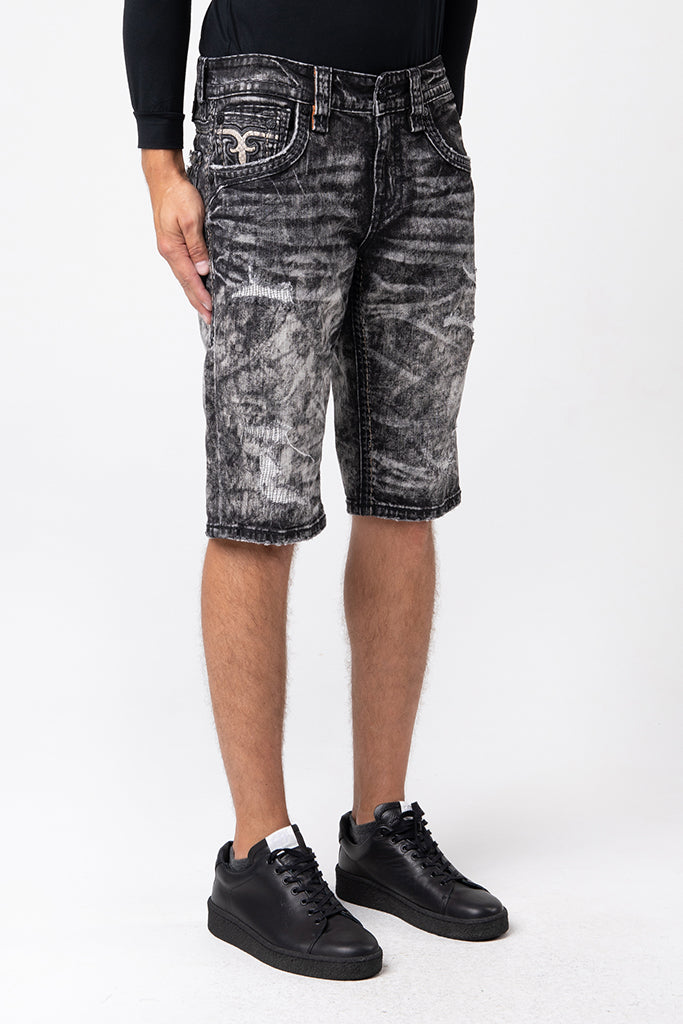 BAIRD DENIM SHORTS - Rock Revival Store