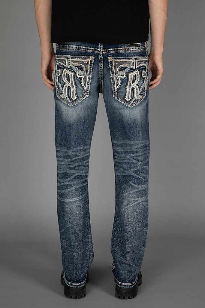 Ziggy Straight Jeans Medium Wash Rock Revival1