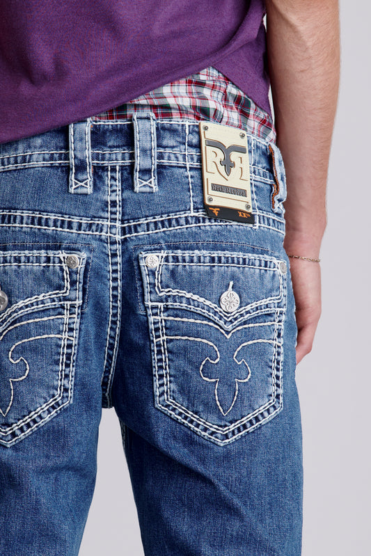 Titan Relaxed Straight Jeans - Rock Revival®