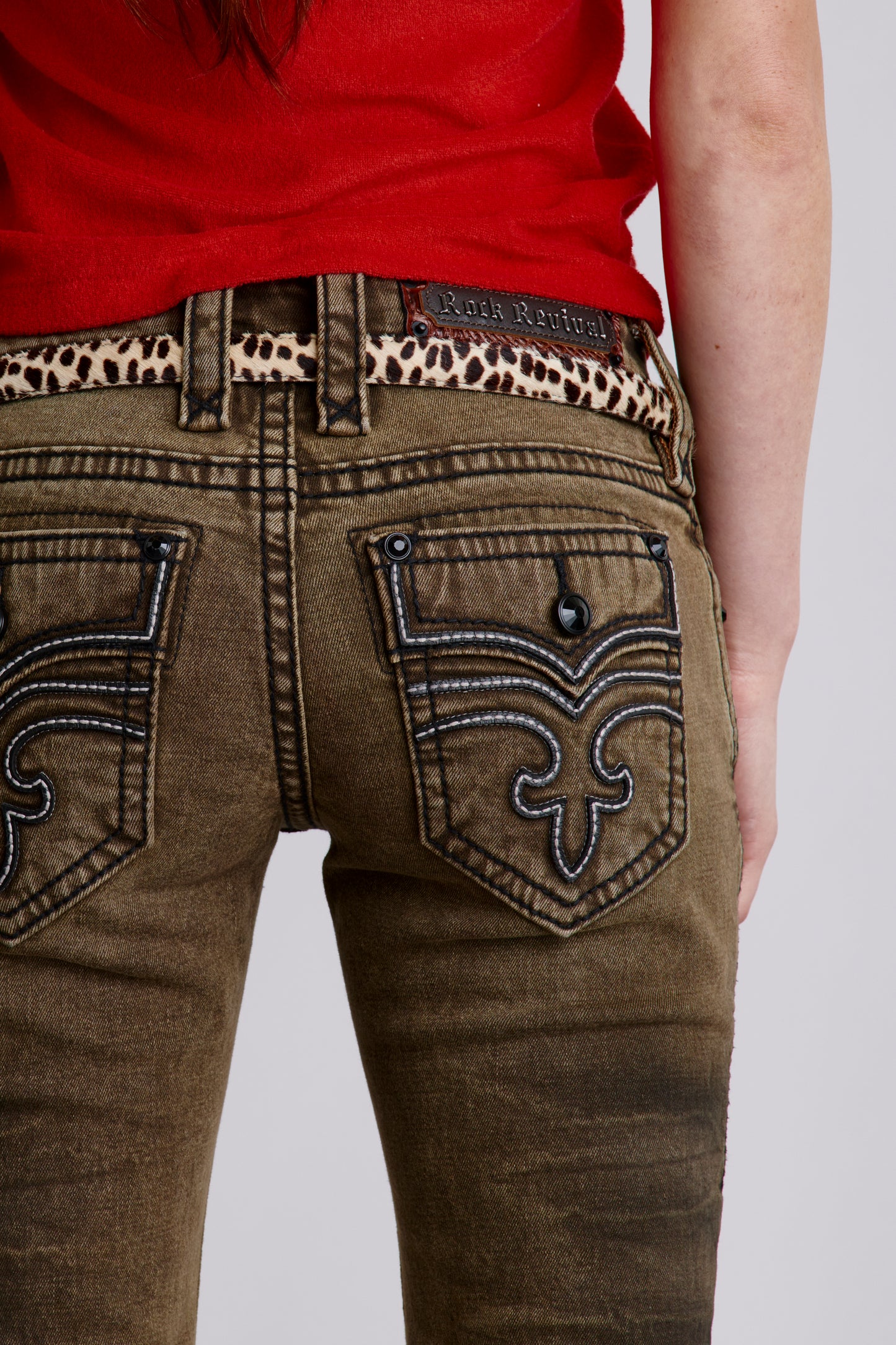 Alivia Low-Rise Flare Leg Jeans - Rock Revival®