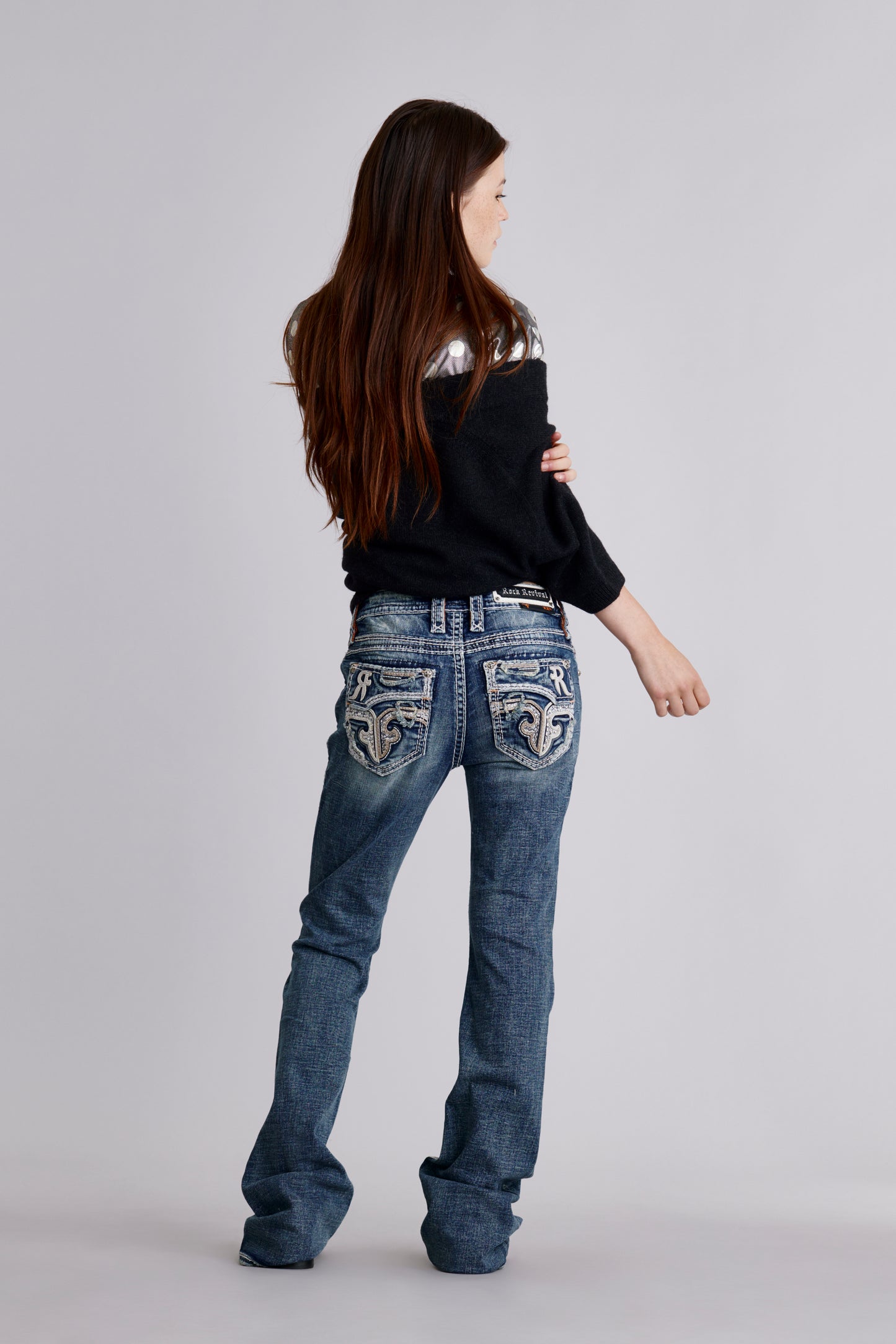 Carly Bootcut Jeans (OCT+DESC+IMG+COST+INV) - Rock Revival®