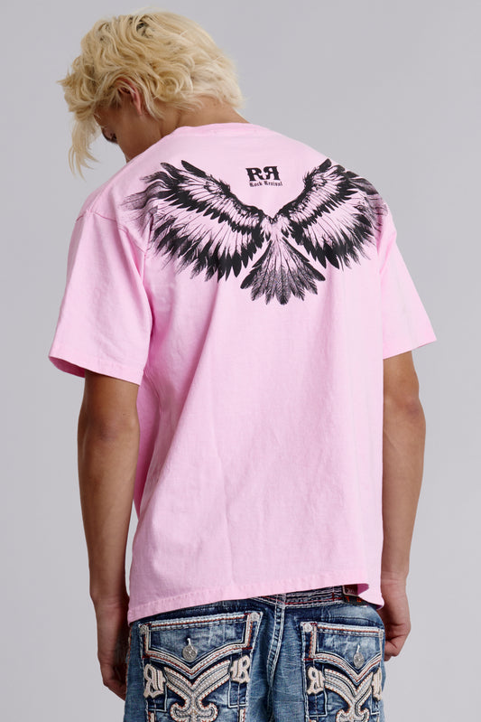 Soundwave Tee in Pink - Rock Revival®