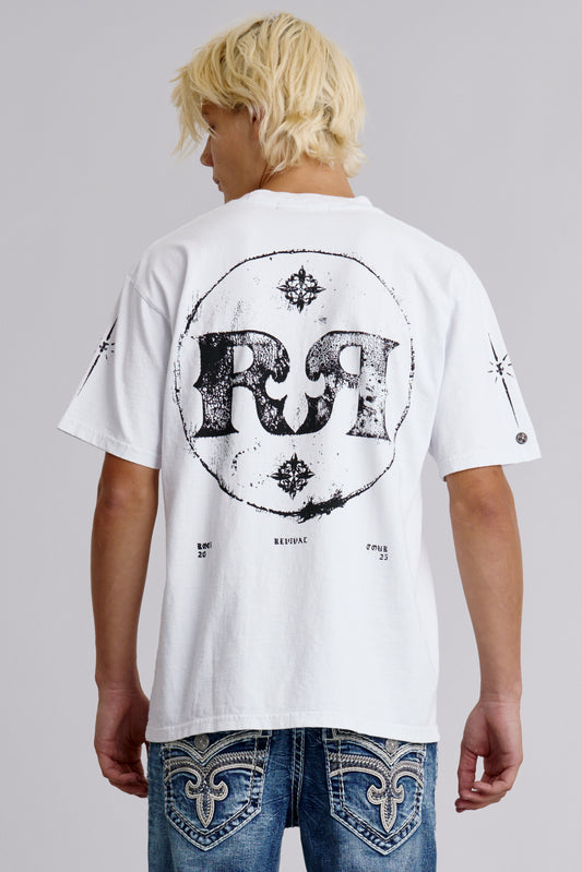 Rock Tee in White - Rock Revival®
