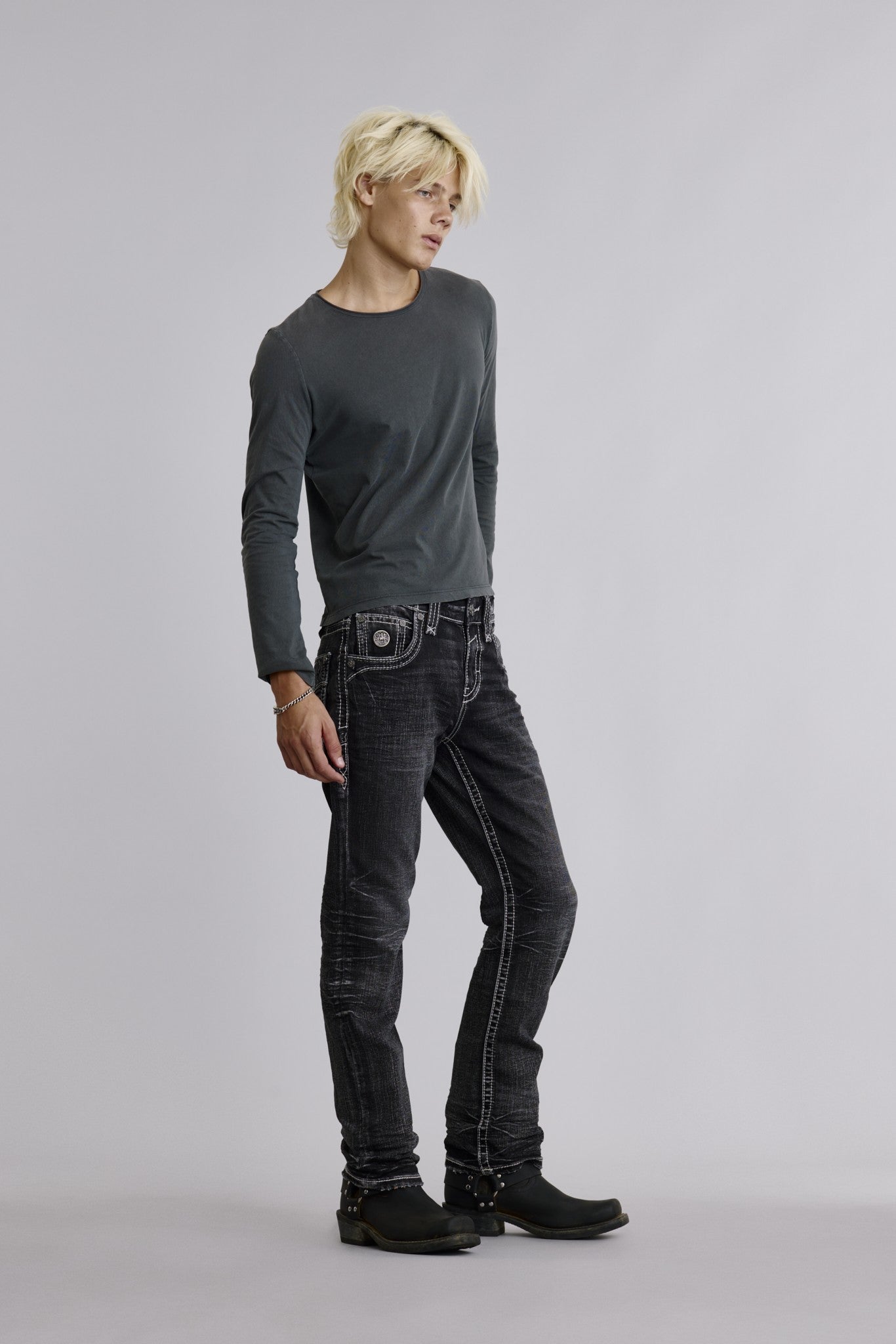 Rustin Relaxed Straight Jeans - Rock Revival®