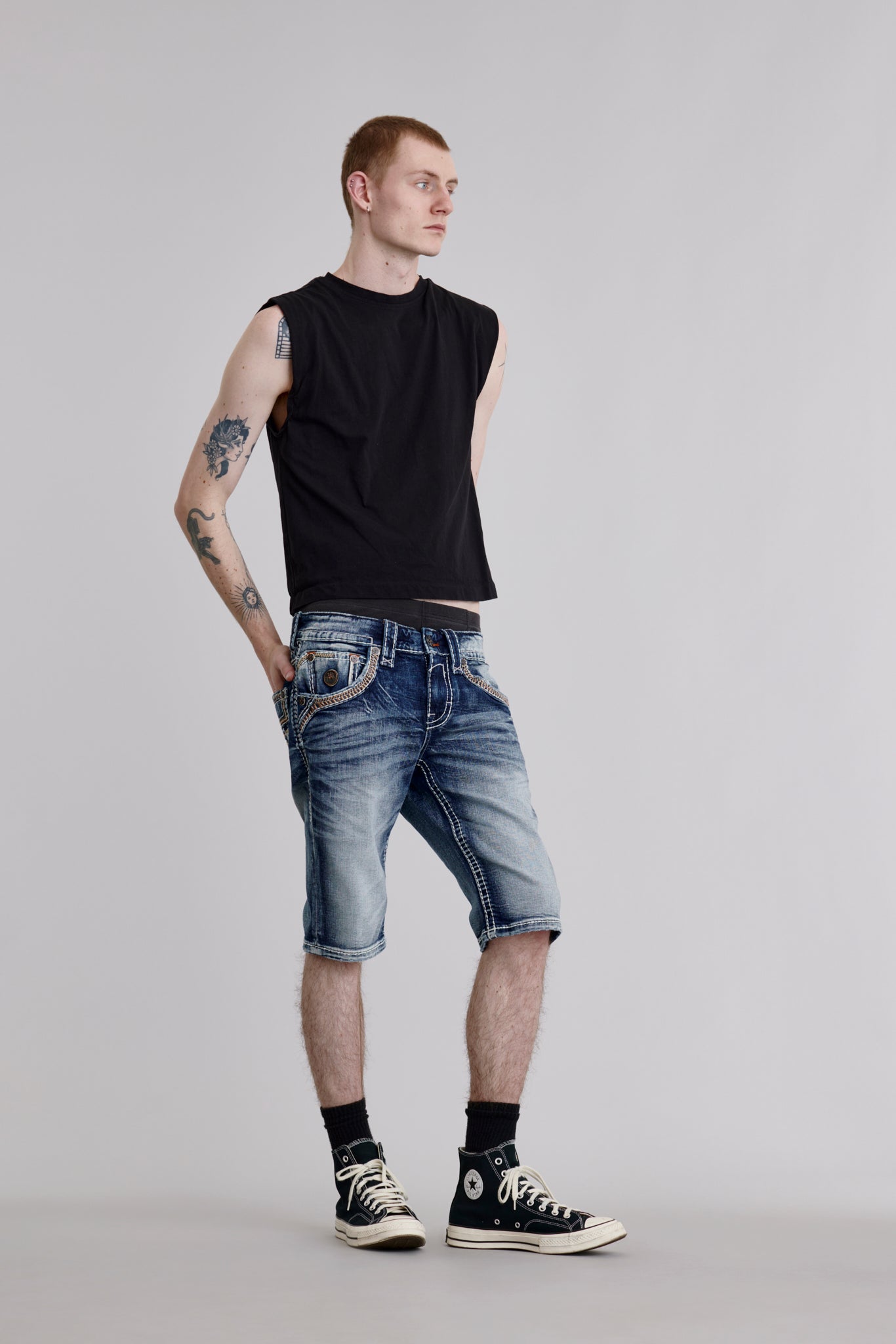 Alpine Denim Shorts - Rock Revival®