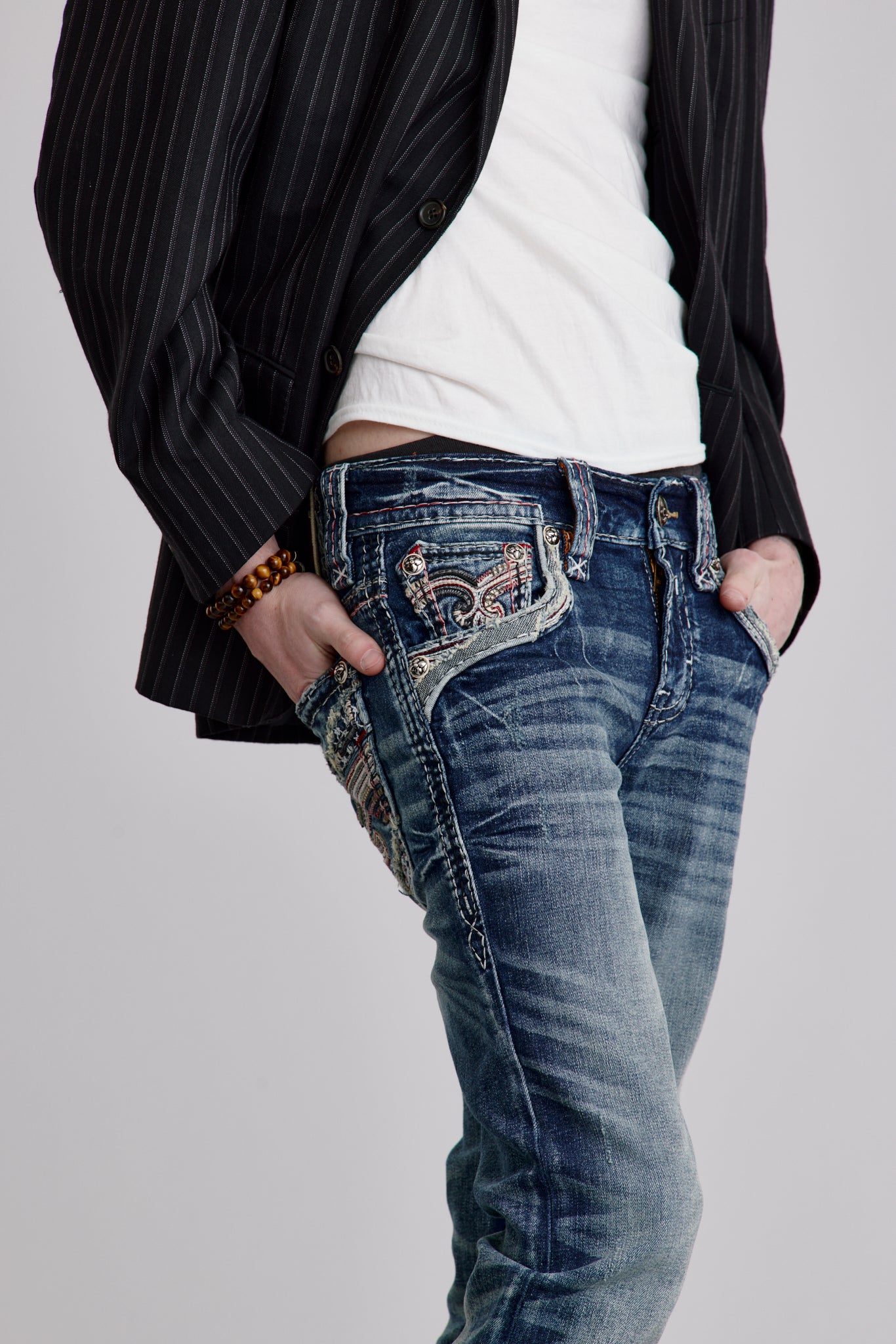 Tigers Eye Labradorite 10mm Beaded Bracelet - Rock Revival®