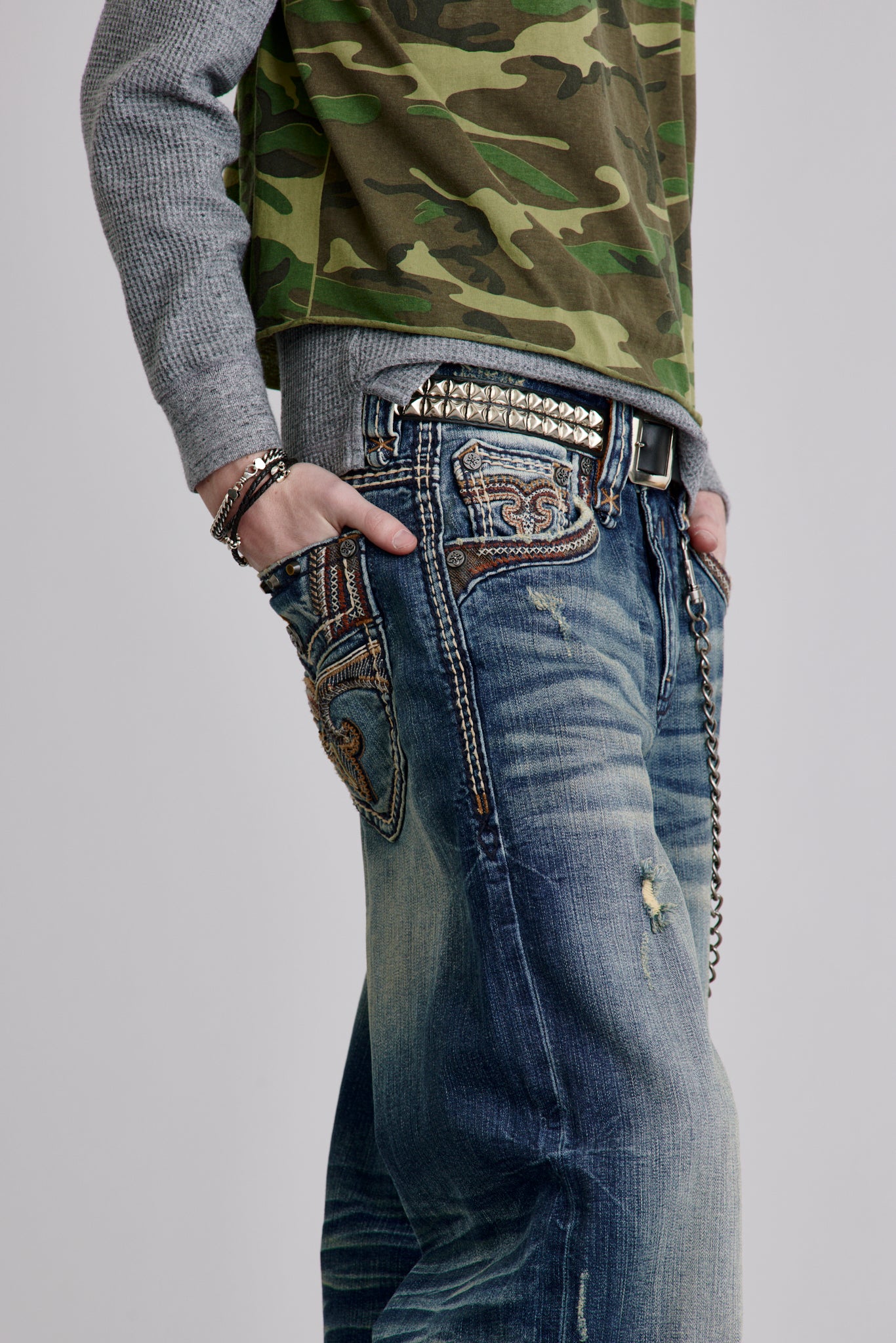 Fleur De Lis ID Bracelet - Rock Revival®