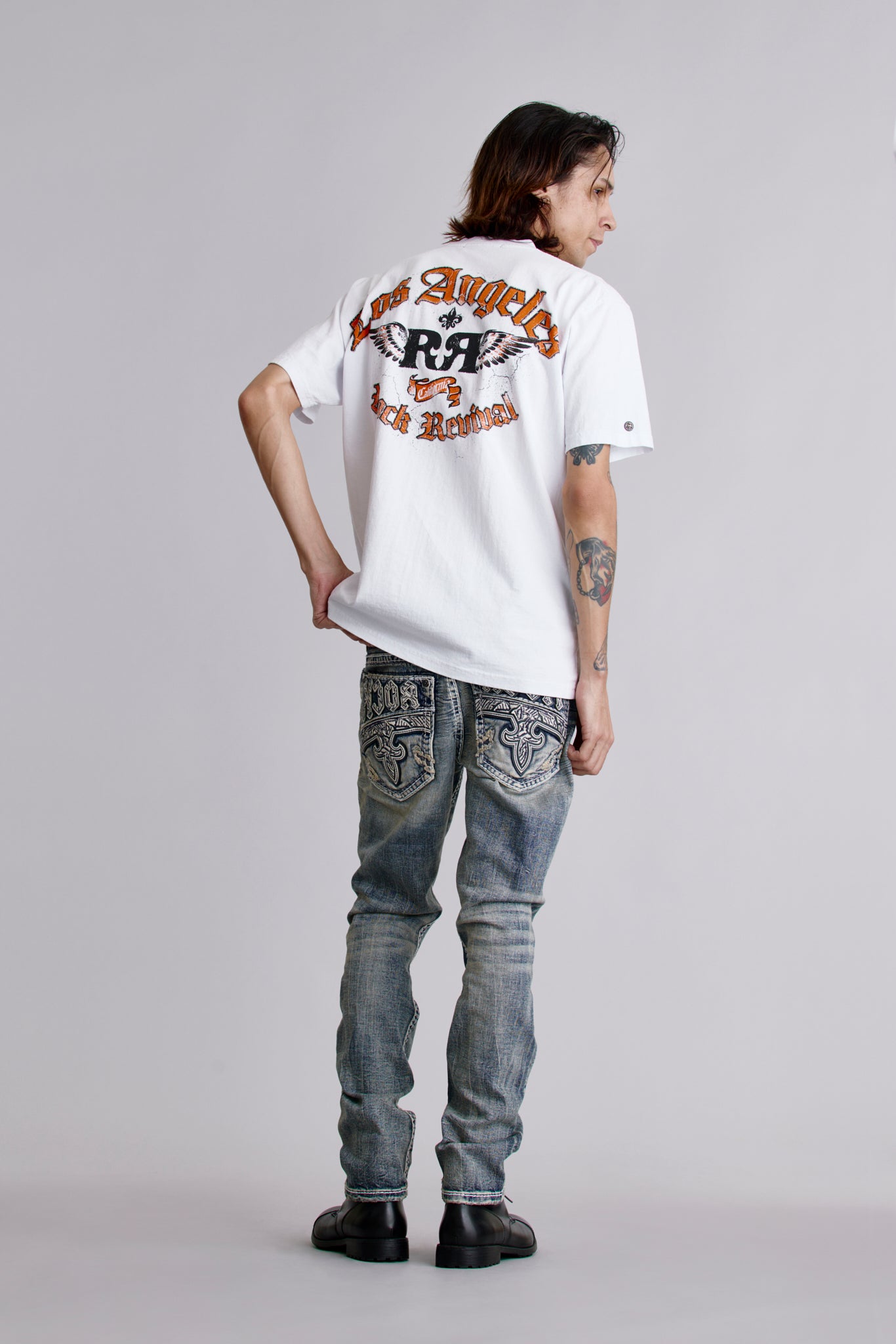 Glory Tee in White - Rock Revival®