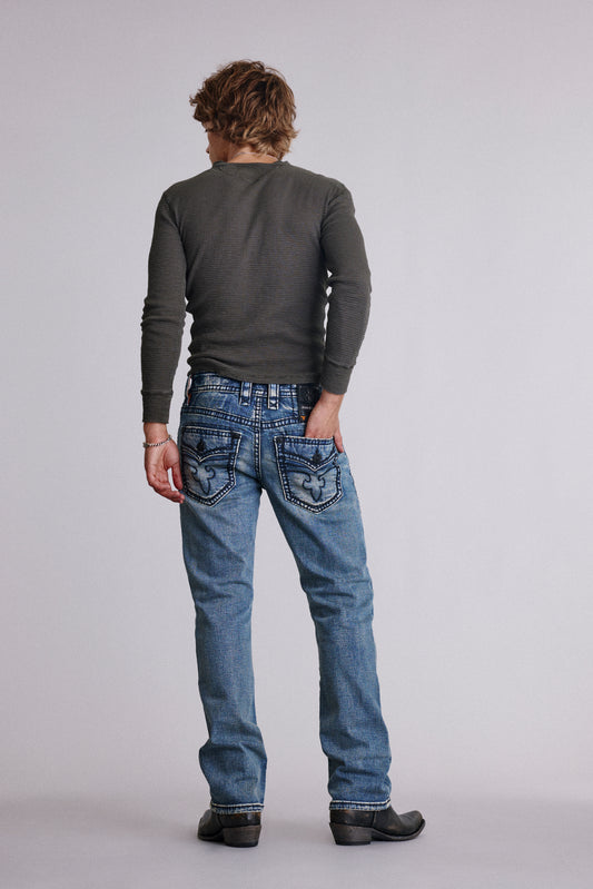 Titan Relaxed Straight Jeans - Rock Revival®