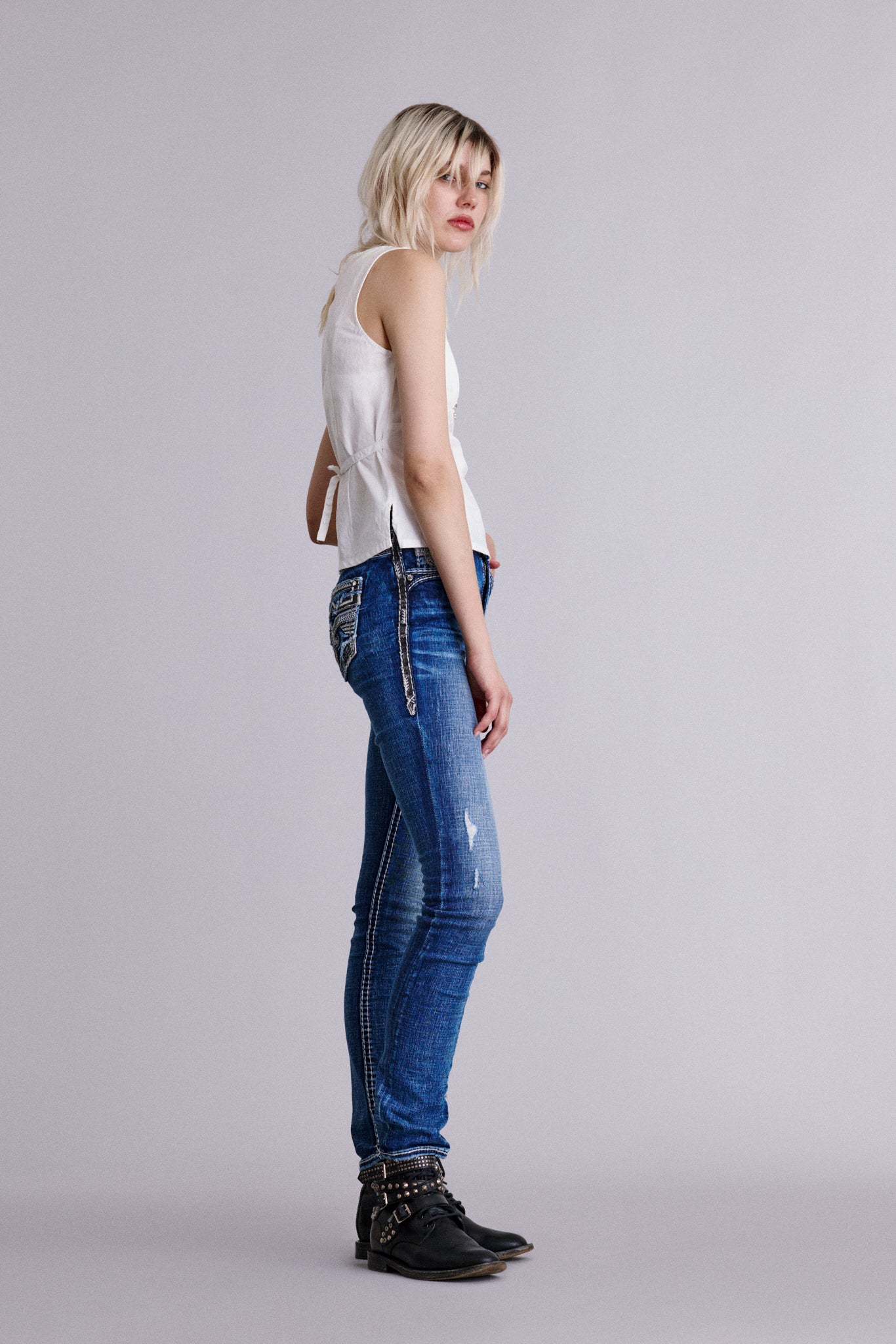 Aurora High-Rise Straight Jeans - Rock Revival®