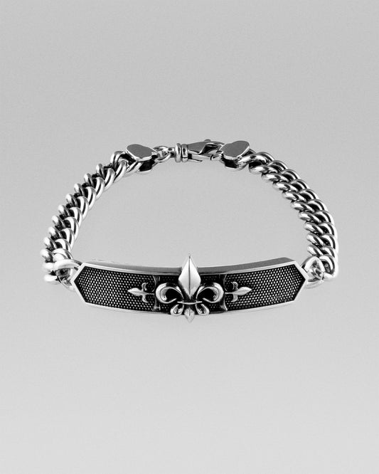 Fleur De Lis ID Bracelet - Rock Revival®
