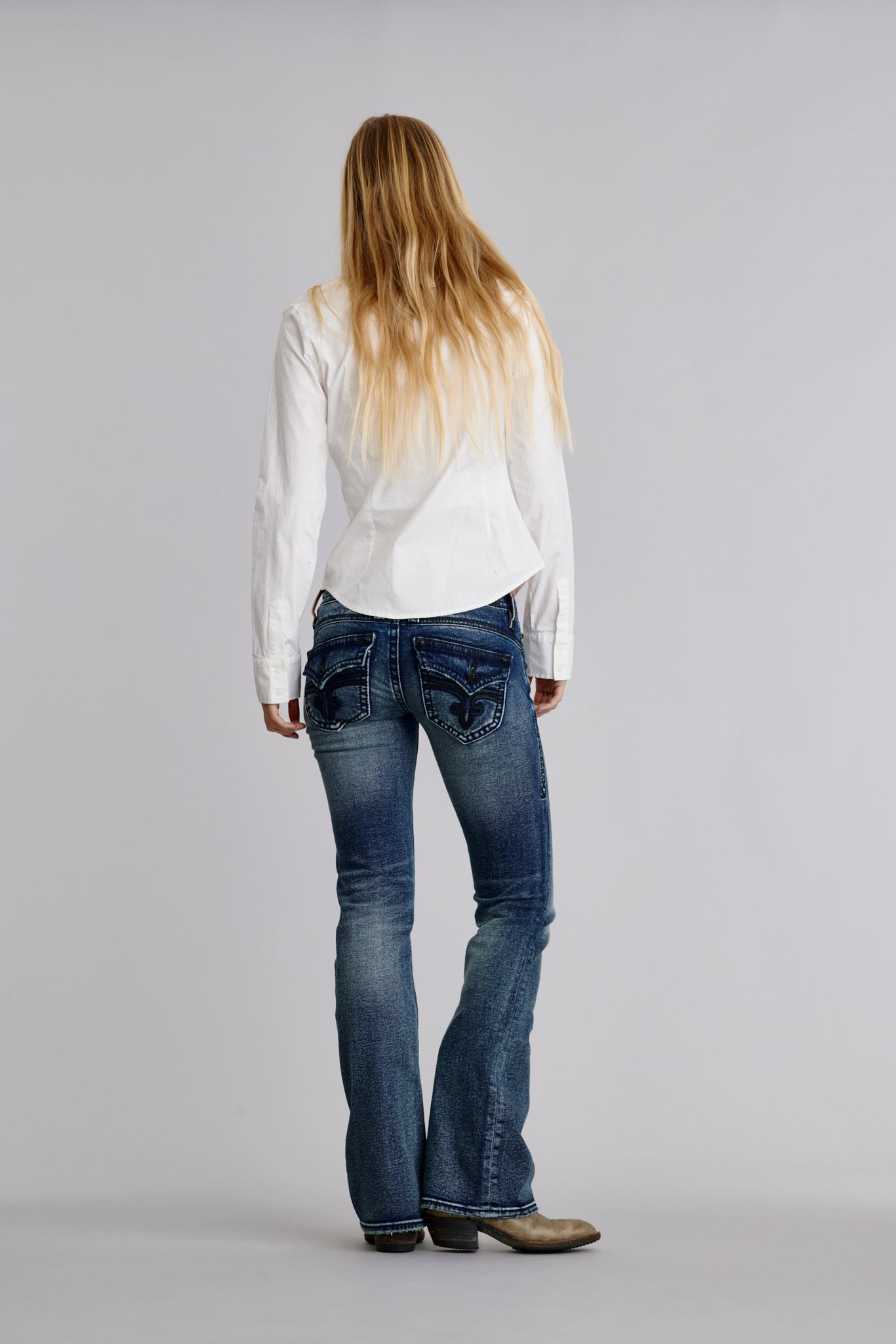 Gwen Super Low-Rise Bootcut Jeans - Rock Revival®