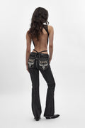 Aideen (B200L) Mid-Rise Bootcut Jeans in Black (5/30/26-DESC+IMG) - Rock Revival®