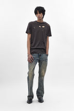 Alistair Slim Bootcut Jeans in Acid Blue - Rock Revival®