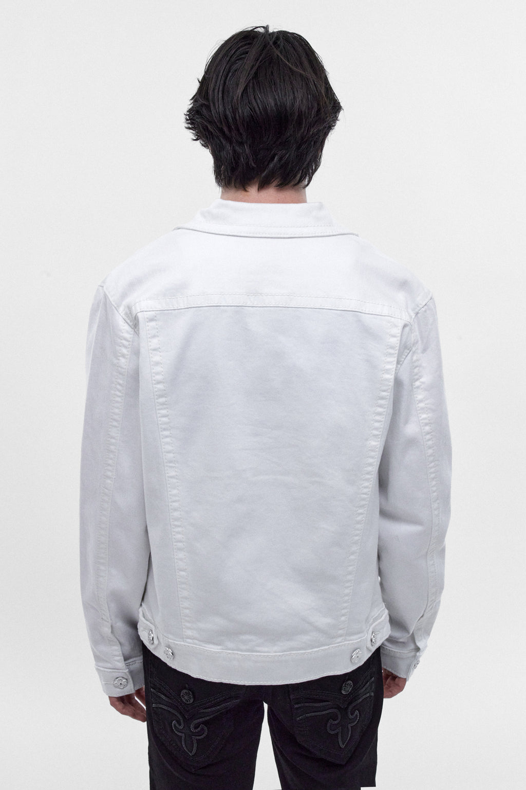 Chaqueta vaquera Arther en blanco