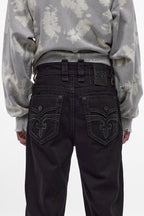 Arther Baggy 1 Jeans in Black Denim
