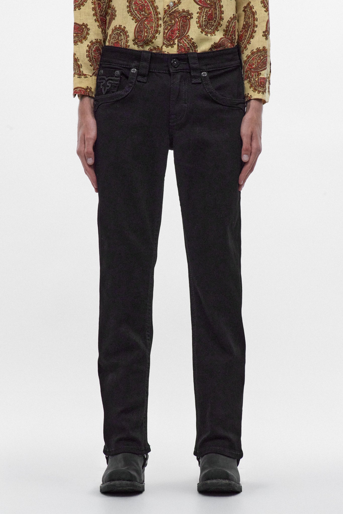 Arther Bootcut in Black/Black
