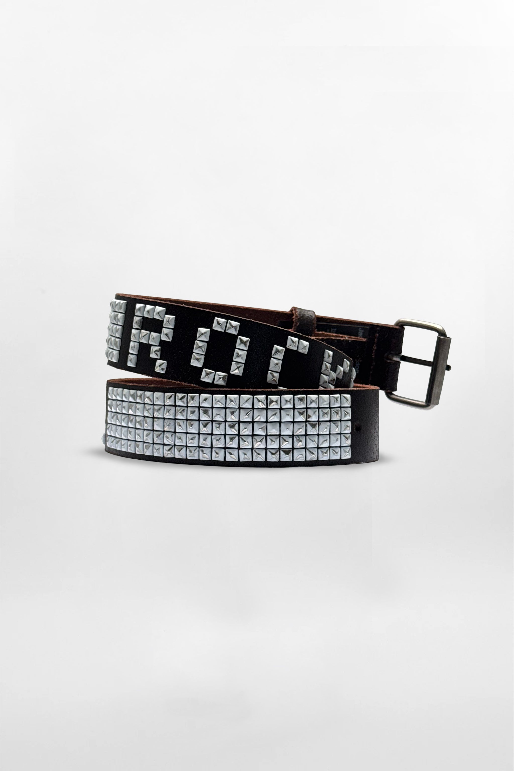 Jaded London Leather Brown Belt |Brown| Rock Revival®