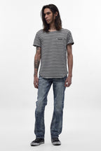 Benjey Straight Jeans in Medium Blue