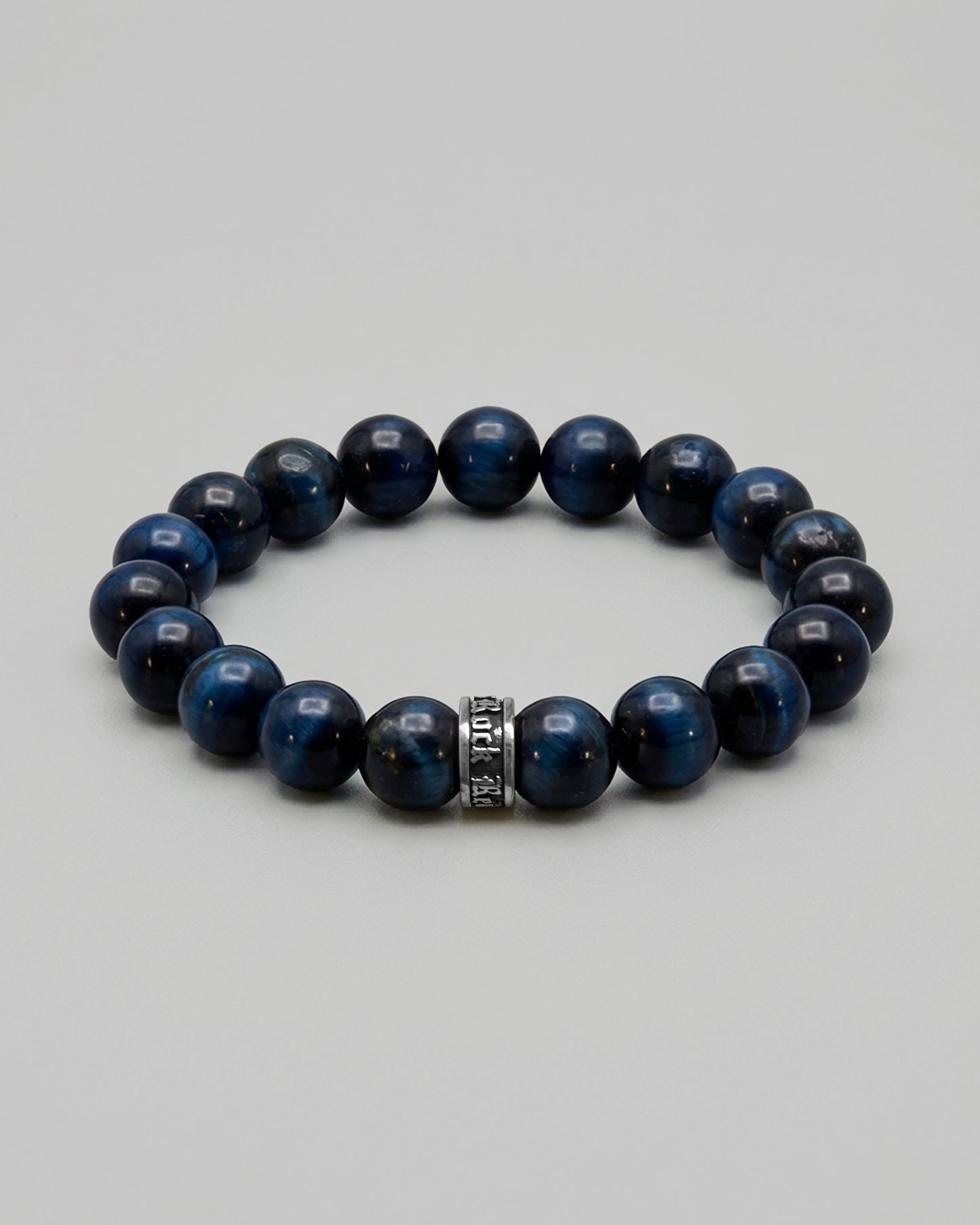 Twilight Blue Lapis 10mm Beaded Bracelet - Rock Revival®