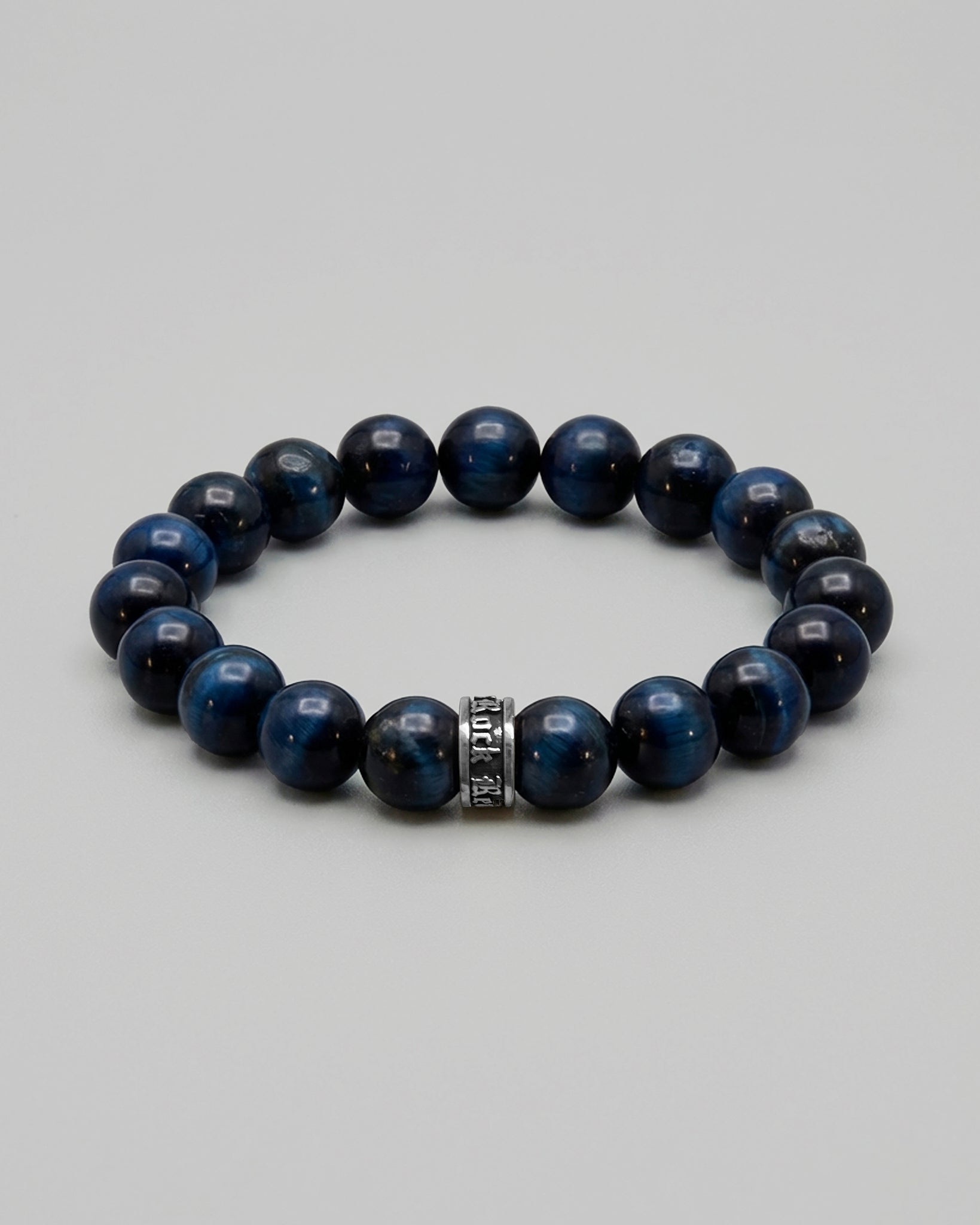 Twilight Blue Lapis 10mm Beaded Bracelet - Rock Revival®