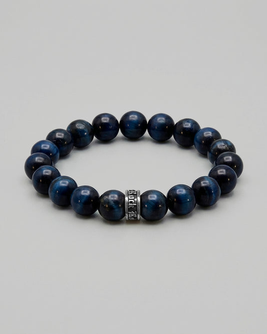 Twilight Blue Lapis 10mm Beaded Bracelet - Rock Revival®
