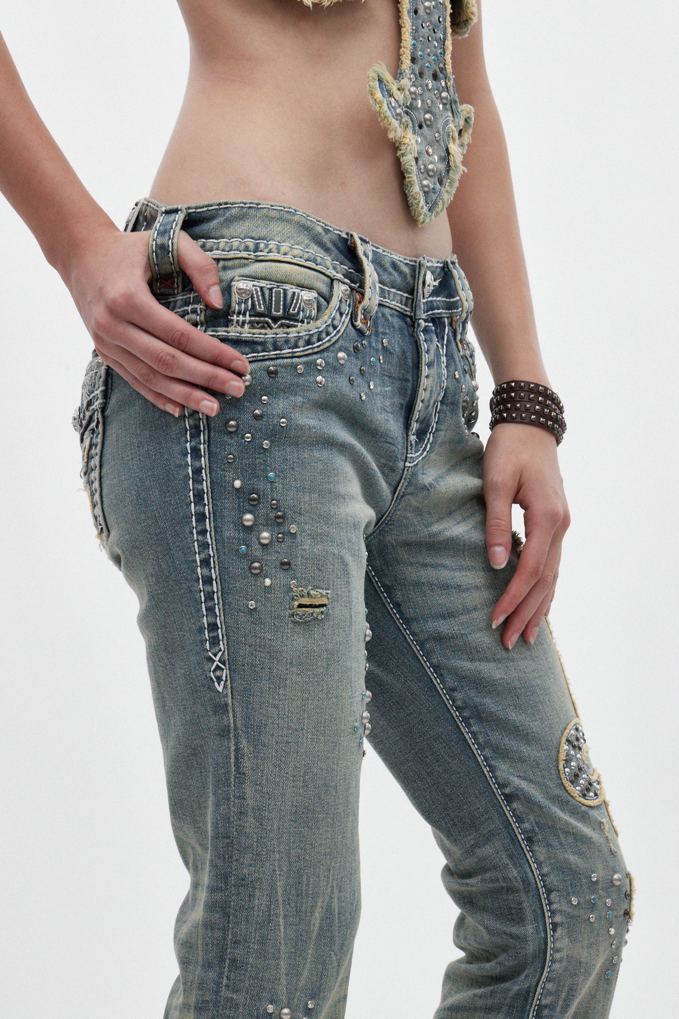 Madison Bootcut Jeans, by Jaded London - Rock Revival®