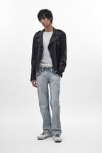 Brooks Slim Bootcut Jeans in Light Blue - Rock Revival®