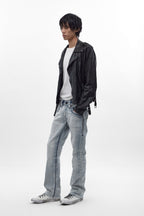 Brooks Slim Bootcut Jeans in Light Blue - Rock Revival®