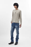 Caleb (J200R) Straight Jeans in Medium Blue (6/30/26-DESC+IMG) - Rock Revival®