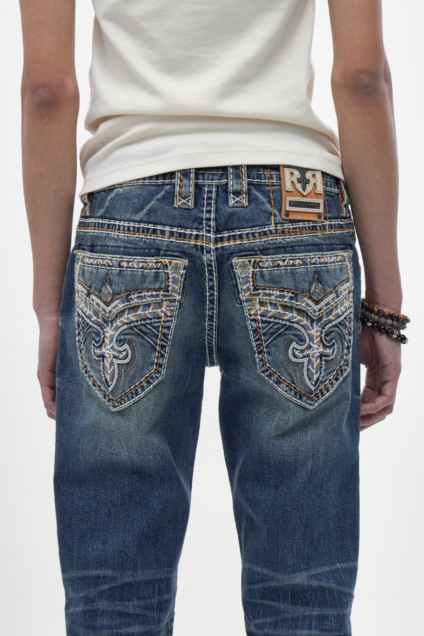 Callum Straight Jeans in Dark Blue (6/30/26-DESC+IMG) - Rock Revival®