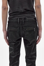 Low-Rise Skinny in Black Coating - Rock Revival®
