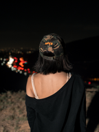 Rock Revival Orange Embroidery LA Logo Adjustable Hat in Camo