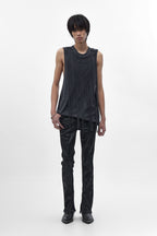 Charlie Slim Jeans in Black Coating on Denim - Rock Revival®
