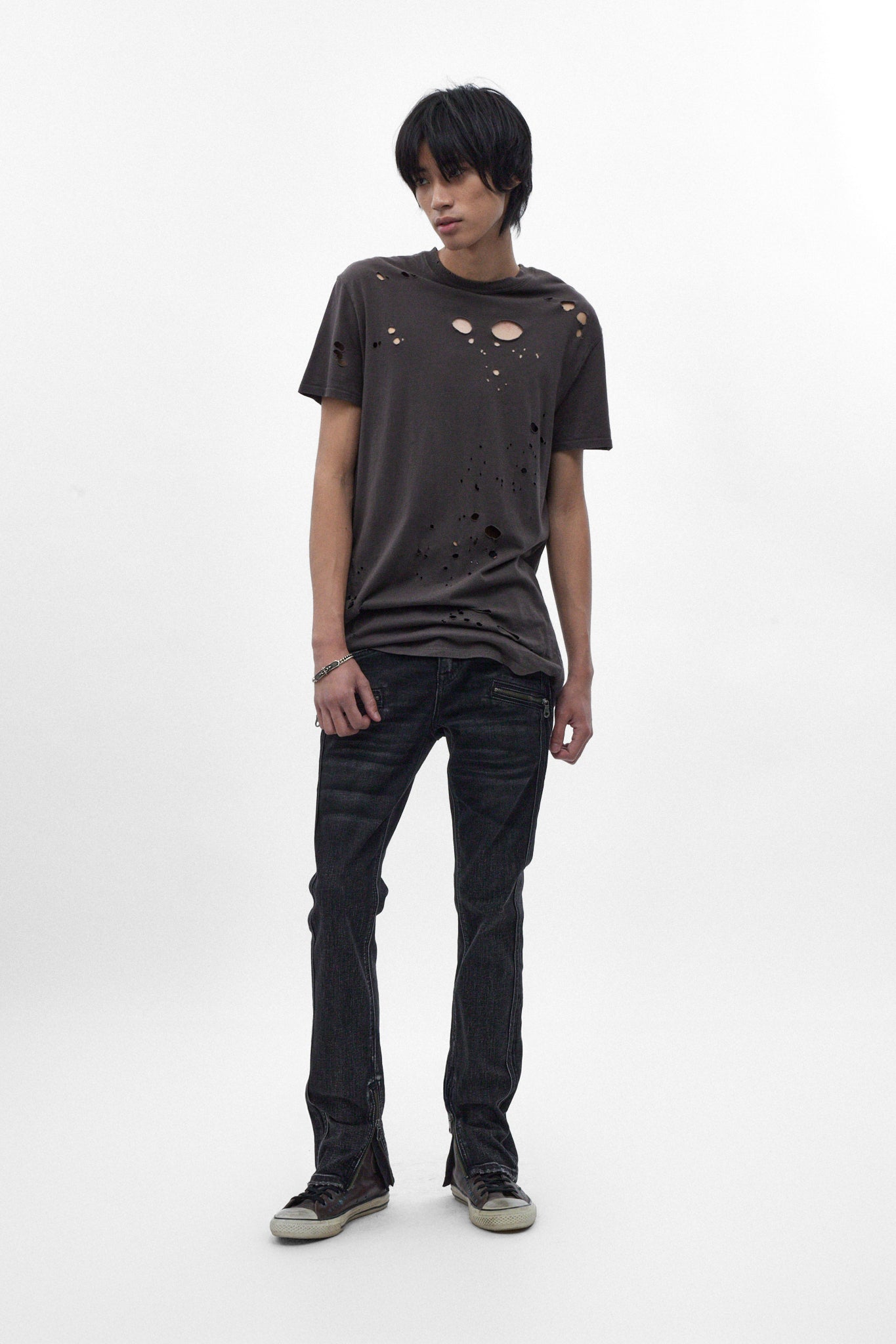 Charlie Slim Jeans in Black Wash - Rock Revival®
