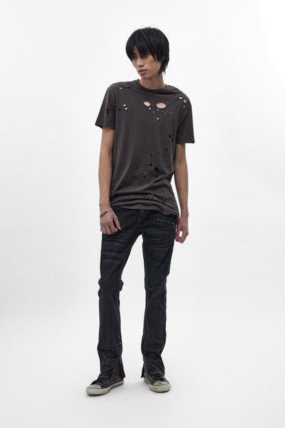 Charlie Slim Jeans in Black Wash - Rock Revival®