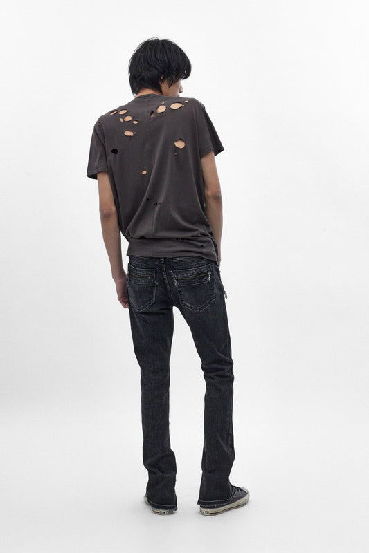 Charlie Slim Jeans in Black Wash - Rock Revival®