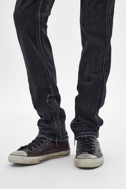Charlie Slim Jeans in Black Wash - Rock Revival®