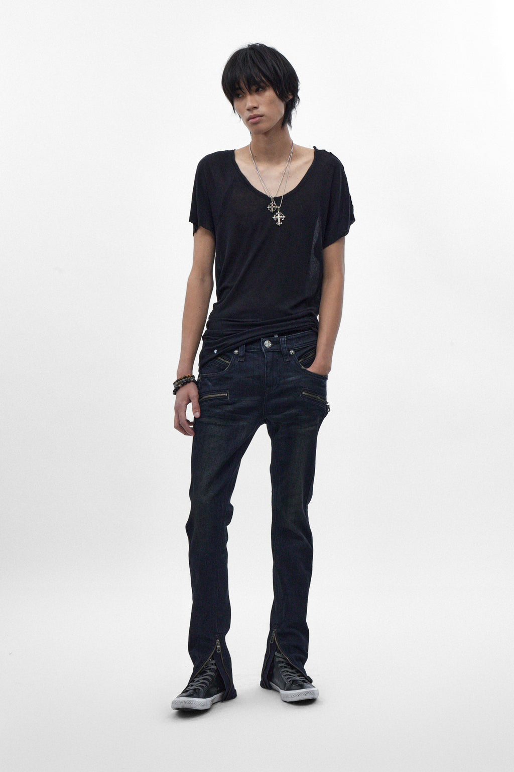 Charlie Slim Jeans in Dark Blue - Rock Revival®