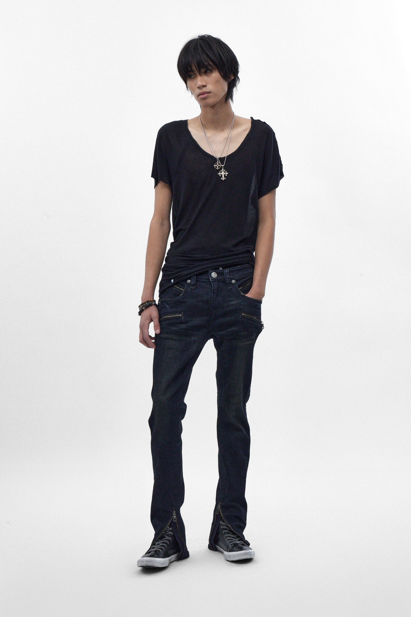 Charlie Slim Jeans in Dark Blue - Rock Revival®