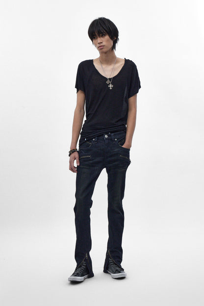 Charlie Slim Jeans in Dark Blue - Rock Revival®