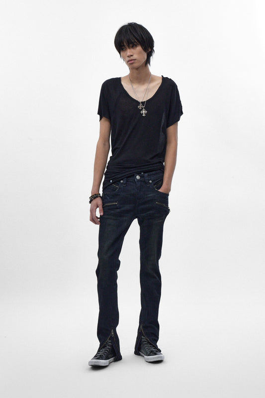 Charlie Slim Jeans in Dark Blue - Rock Revival®