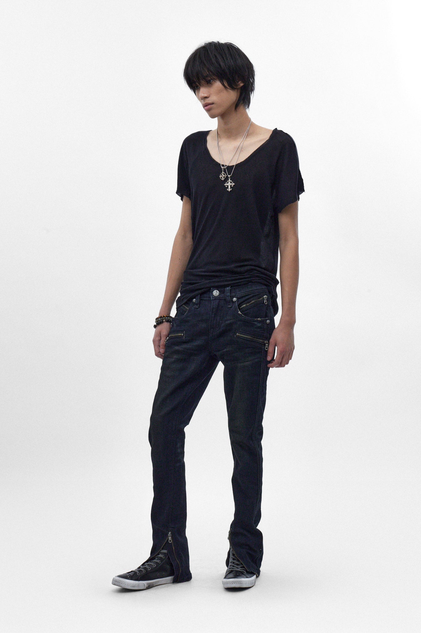 Charlie Slim Jeans in Dark Blue - Rock Revival®